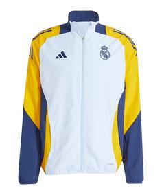 adidas Real Madrid Prematch Jacke 2024/2025 Trainingsjacke blauorange