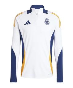 adidas Real Madrid Sweatshirt Fanshirt weissblau