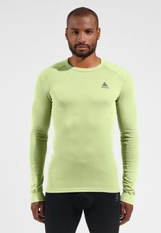 Rückansicht von Odlo ACTIVE WARM ECO Funktionsshirt Herren shadow lime(40440)