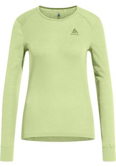 Odlo ACTIVE WARM ECO Funktionsshirt Damen shadow lime(40440)