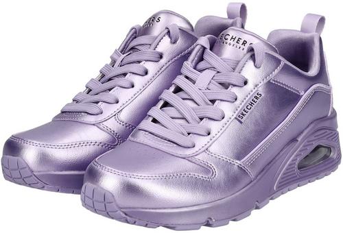 Rückansicht von Skechers Sneaker Sneaker Damen Violett