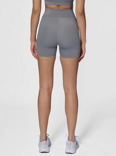 Rückansicht von hummel hmlTE FUNDAMENTAL MW TIGHT SHORTS Funktionsshorts Damen QUIET SHADE