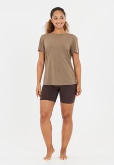 Rückansicht von Athlecia LIZZY Funktionsshirt Damen 3107 Walnut