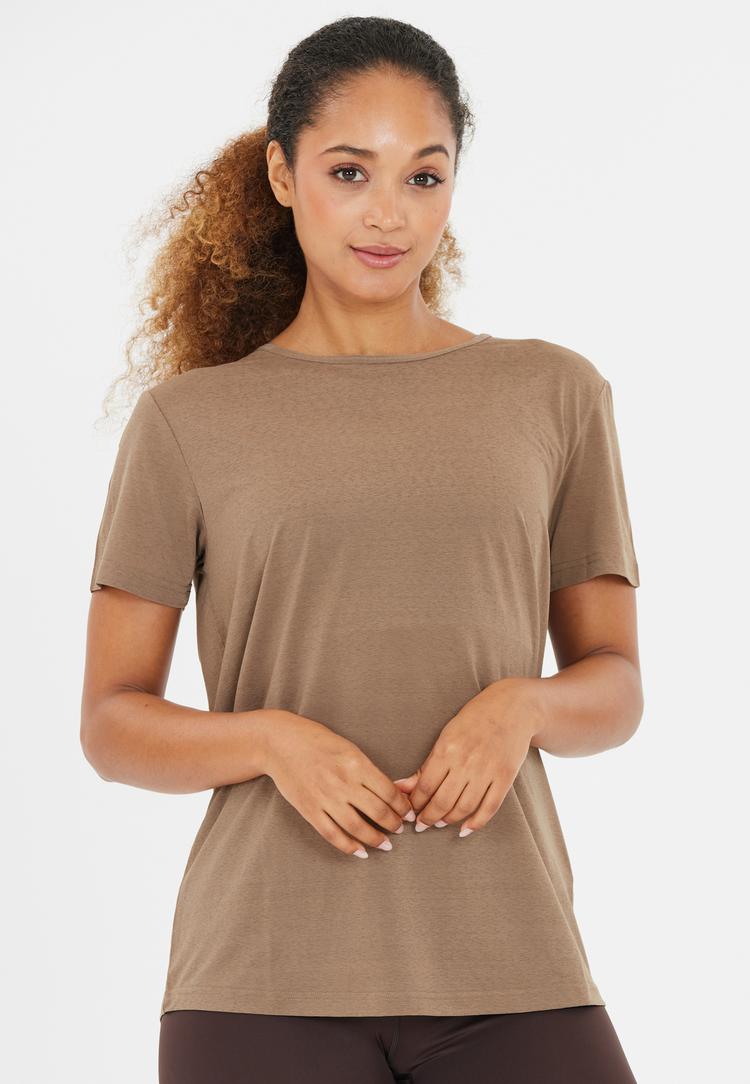 Athlecia Athlecia LIZZY Funktionsshirt Damen - 3107 Walnut - 1 | SportScheck