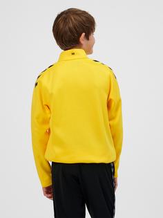 Rückansicht von hummel hmlCORE XK HALF ZIP POLY SWEAT KIDS Funktionssweatshirt Kinder SPORTS YELLOW