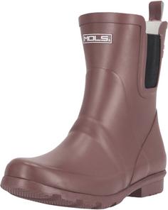 Rückansicht von Mols Suburbs Gummistiefel Damen 4321 Rose Taupe