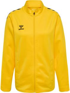 hummel hmlCORE XK POLY ZIP SWEAT WOMAN Funktionssweatshirt Damen SPORTS YELLOW