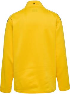 Rückansicht von hummel hmlCORE XK POLY ZIP SWEAT WOMAN Funktionssweatshirt Damen SPORTS YELLOW