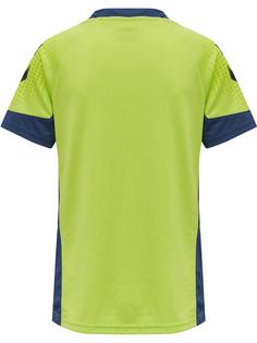 Rückansicht von hummel hmlLEAD S/S POLY JERSEY WOMEN Funktionsshirt Damen LIME PUNCH