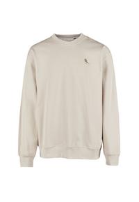 Cleptomanicx Embro Gull Mono Sweatshirt Herren - Pumice Stone