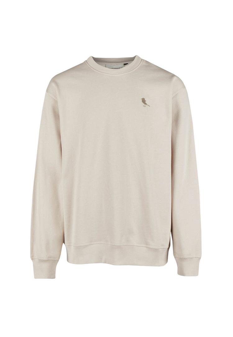 Cleptomanicx Cleptomanicx Embro Gull Mono Sweatshirt Herren - Pumice Stone - 0 | SportScheck