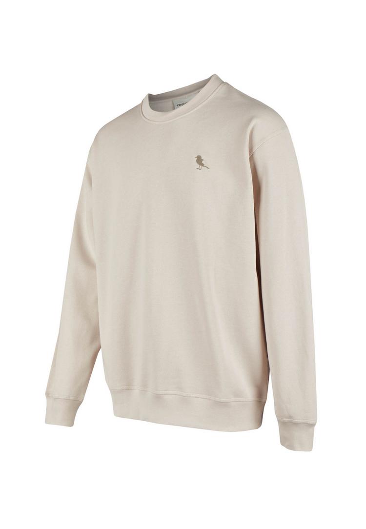 Cleptomanicx Cleptomanicx Embro Gull Mono Sweatshirt Herren - Pumice Stone - 0 | SportScheck