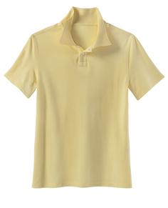 BEACH TIME Poloshirt Poloshirt Herren gelb