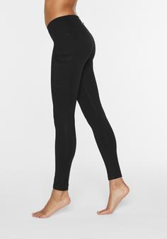 Rückansicht von LASCANA Active Lauftights Laufhose Damen schwarz