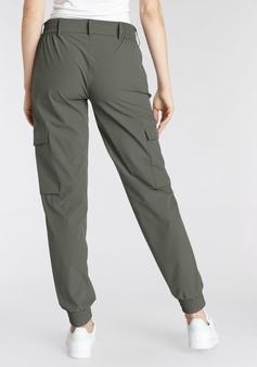 Rückansicht von Vivance active Trekkinghose Wanderhose Damen oliv