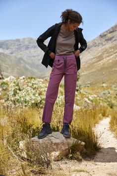 Rückansicht von LASCANA Active Trekkinghose Wanderhose Damen mauve