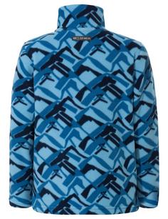 Rückansicht von VAUDE Kids Pulex AOP Jacket Outdoorjacke Kinder pastel blue