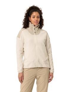 Rückansicht von VAUDE Women's Mineo Fleece Jacket II Outdoorjacke Damen ecru