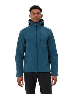 Rückansicht von VAUDE Men's Cyclone Hooded Jacket Outdoorjacke Herren baltic sea