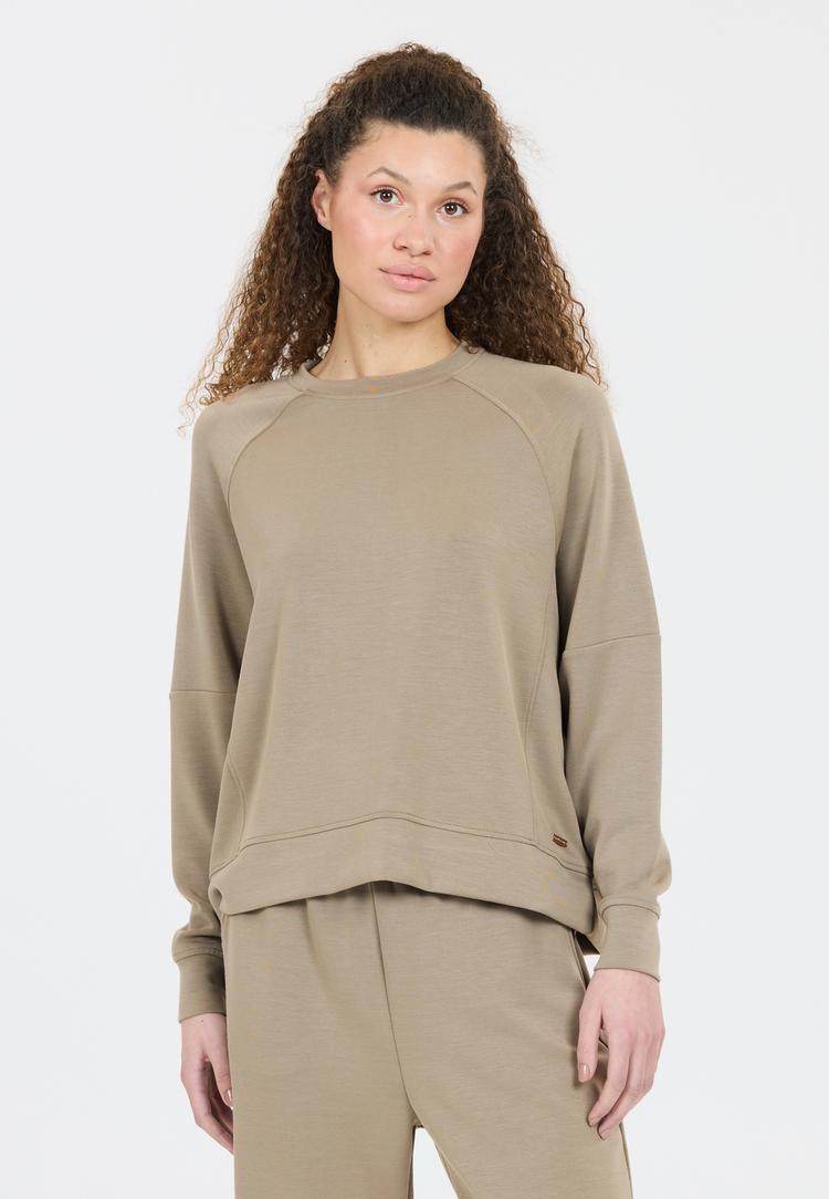 Athlecia Athlecia Jacey Sweatshirt Damen - 1193 Roasted Cashew - 2 | SportScheck