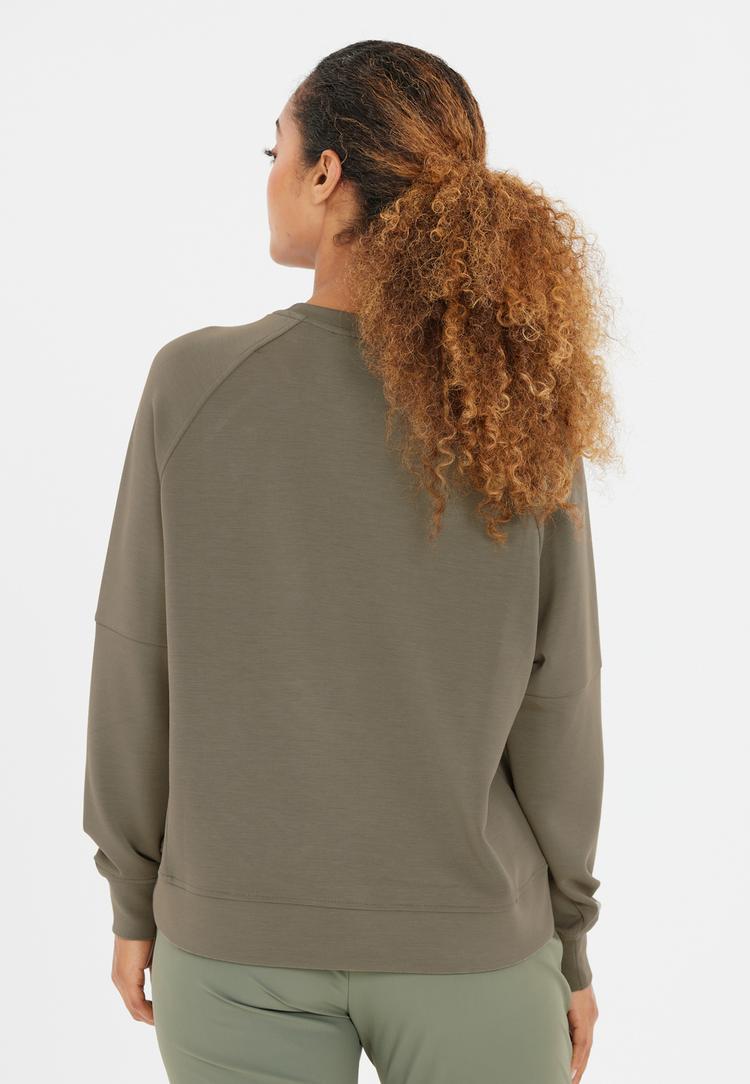 Athlecia Athlecia Jacey Sweatshirt Damen - 3211 Smokey Olive - 4 | SportScheck