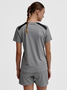 Rückansicht von hummel hmlMULTI PL JERSEY WOMAN Funktionsshirt Damen SHARKSKIN