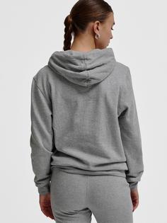 Rückansicht von hummel hmlELEMENTAL HOODIE Hoodie Herren GREY MELANGE