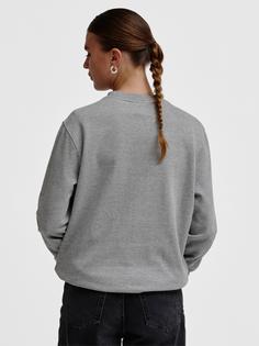 Rückansicht von hummel hmlELEMENTAL SWEATSHIRT Funktionssweatshirt Herren GREY MELANGE