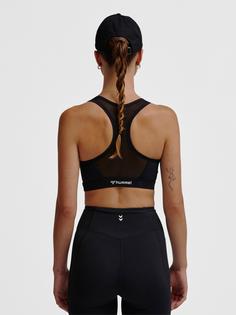 Rückansicht von hummel hmlULTIMATE SPORTS BRA Funktionsshirt Damen BLACK