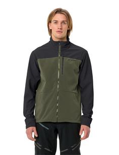 Rückansicht von VAUDE Men's Virt Softshell Jacket II Outdoorjacke Herren black/khaki