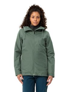 Rückansicht von VAUDE Women's Mineo 3in1 Jacket Doppeljacke Damen agave