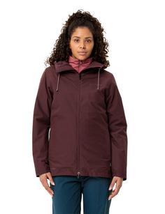 Rückansicht von VAUDE Women's Mineo 3in1 Jacket Doppeljacke Damen dark oak