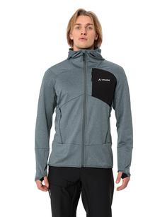 Rückansicht von VAUDE Men's Monviso Fleece Jacket II Outdoorjacke Herren heron