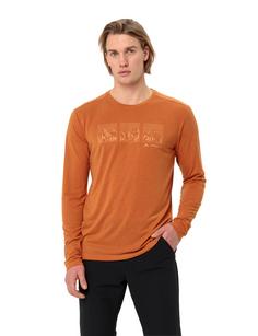 Rückansicht von VAUDE Men's Rosemoor LS T-Shirt III T-Shirt Herren kumquat