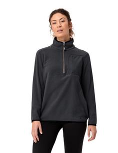 Rückansicht von VAUDE Women's Rosemoor Fleece Halfzip Sweatshirt Damen black