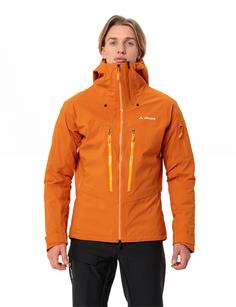 Rückansicht von VAUDE Men's Monviso 3L Jacket Outdoorjacke Herren kumquat