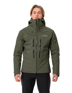 Rückansicht von VAUDE Men's Monviso 3L Jacket Outdoorjacke Herren khaki