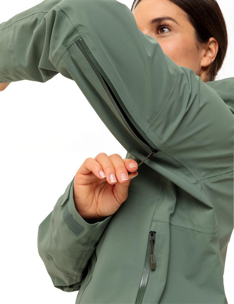 VAUDE VAUDE Women's Monviso 3L Jacket Outdoorjacke Damen - agave - 0 | SportScheck