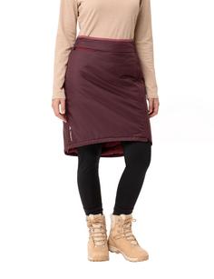 Rückansicht von VAUDE Women's Neyland Padded Skirt Outdoorrock Damen dark oak