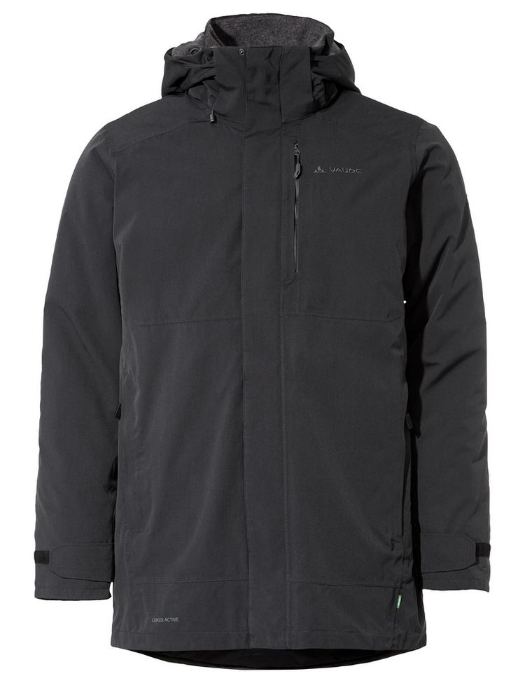 VAUDE VAUDE Men's Idris Wool Parka II Outdoorjacke Herren - black uni - 0 | SportScheck