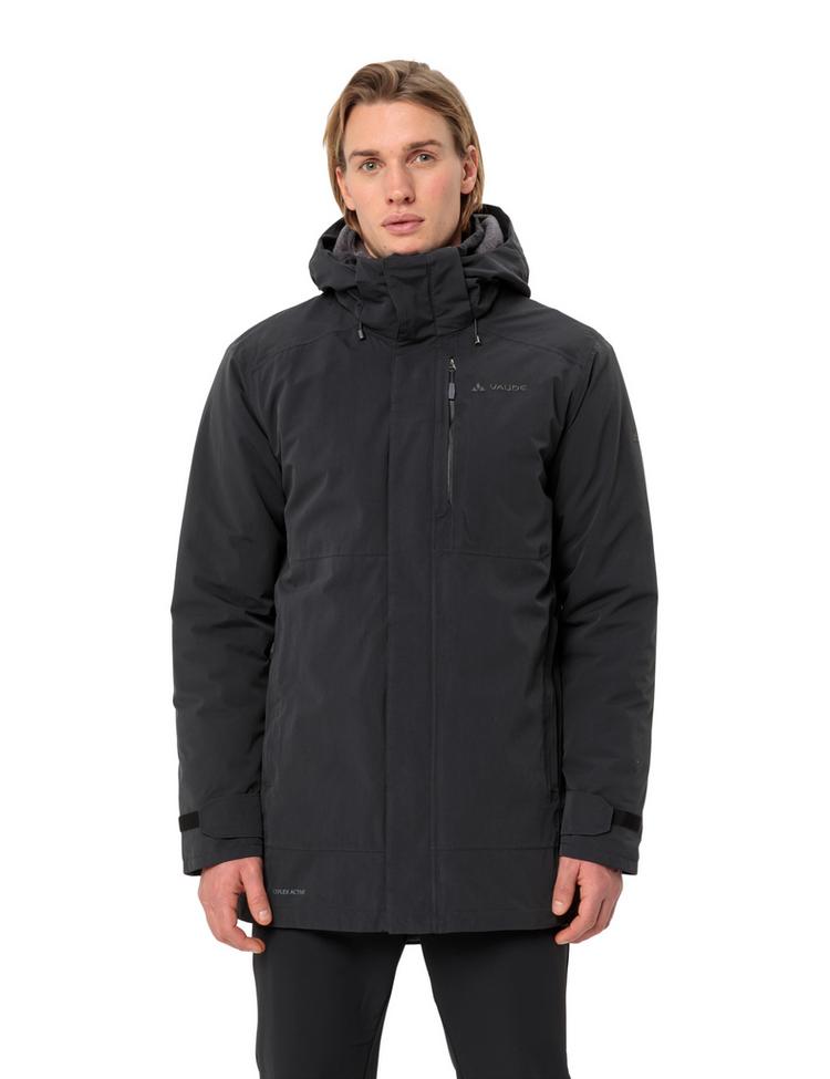VAUDE VAUDE Men's Idris Wool Parka II Outdoorjacke Herren - black uni - 0 | SportScheck