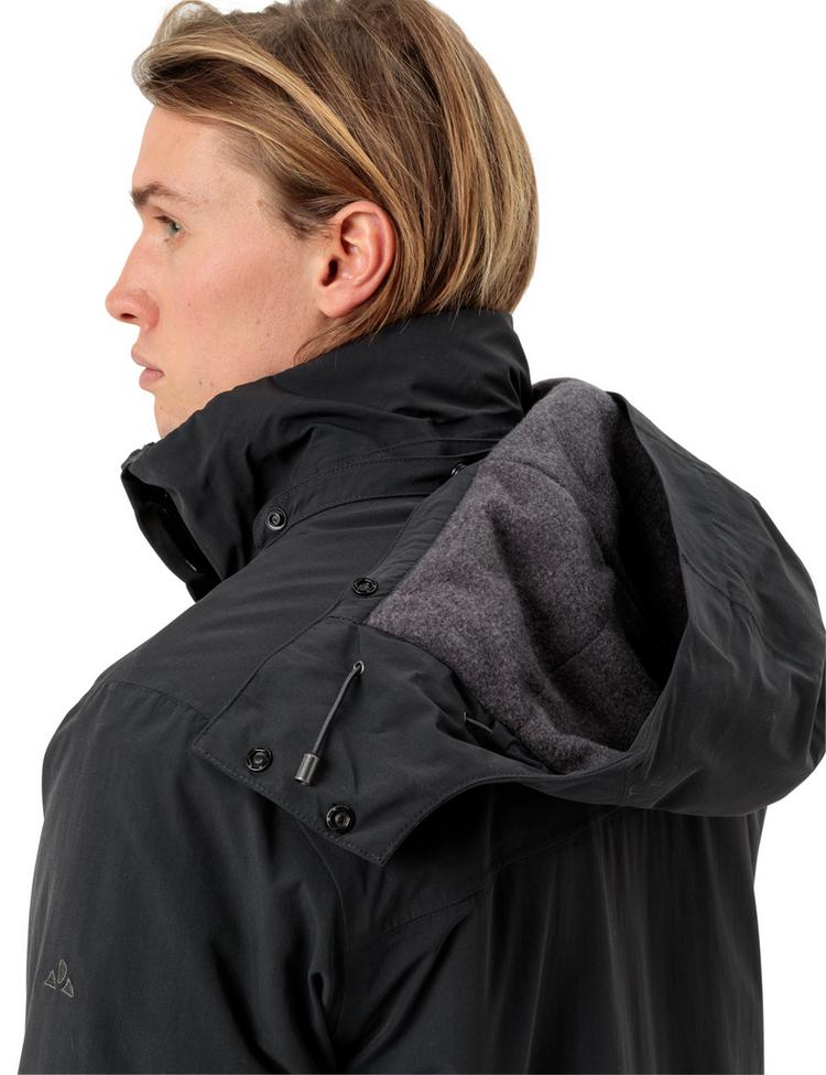 VAUDE VAUDE Men's Idris Wool Parka II Outdoorjacke Herren - black uni - 1 | SportScheck