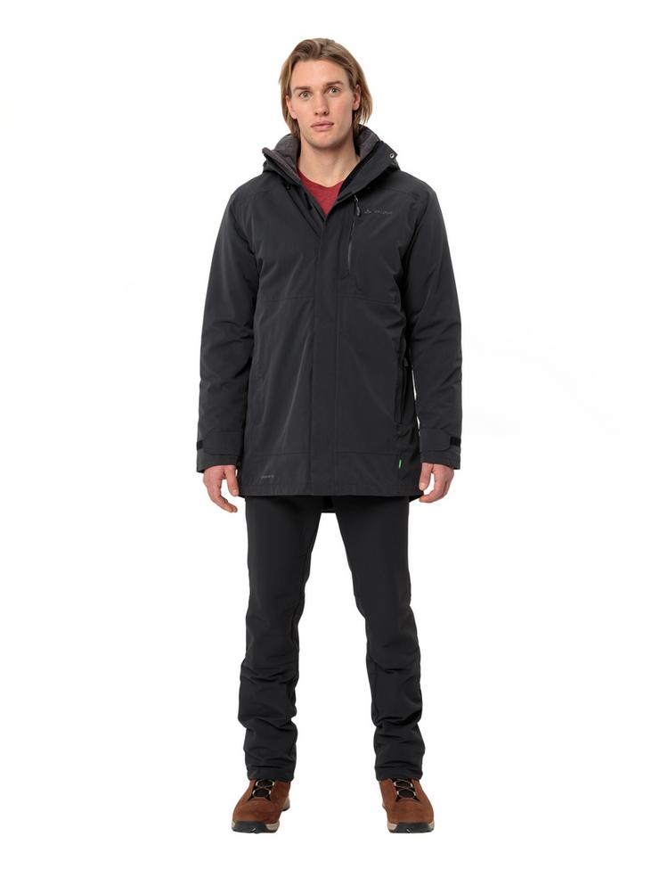 VAUDE VAUDE Men's Idris Wool Parka II Outdoorjacke Herren - black uni - 2 | SportScheck
