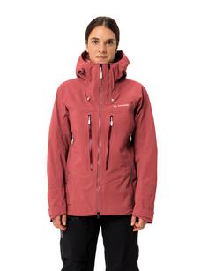 Rückansicht von VAUDE Women's Monviso 3L Jacket Outdoorjacke Damen brick uni