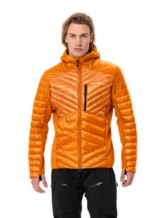 Rückansicht von VAUDE Men's Sesvenna Pro Jacket II Outdoorjacke Herren kurkuma