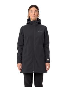 Rückansicht von VAUDE Women's Moena Softshell Parka Outdoorjacke Damen phantom black