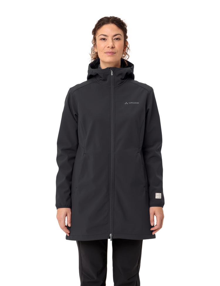 VAUDE VAUDE Women's Moena Softshell Parka Outdoorjacke Damen - phantom black - 0 | SportScheck