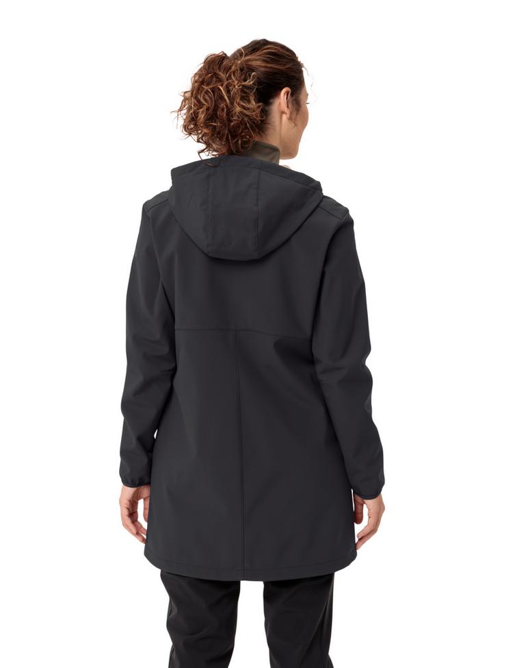 VAUDE VAUDE Women's Moena Softshell Parka Outdoorjacke Damen - phantom black - 1 | SportScheck