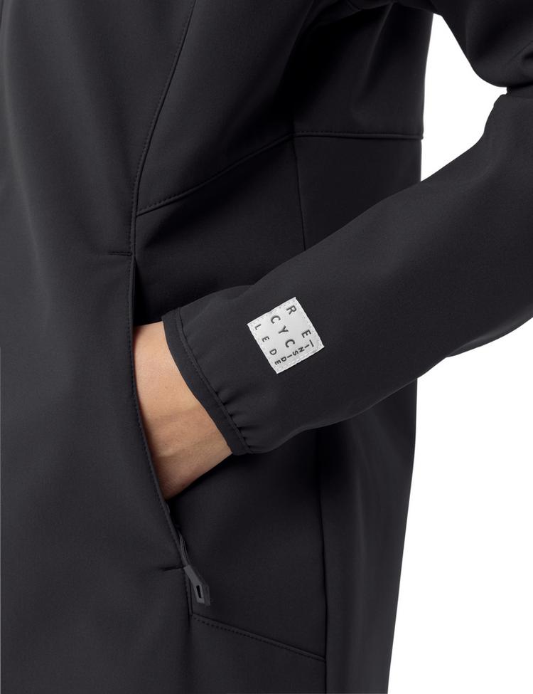 VAUDE VAUDE Women's Moena Softshell Parka Outdoorjacke Damen - phantom black - 0 | SportScheck