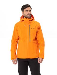 Rückansicht von VAUDE Men's Comyou Rain Jacket Outdoorjacke Herren kurkuma